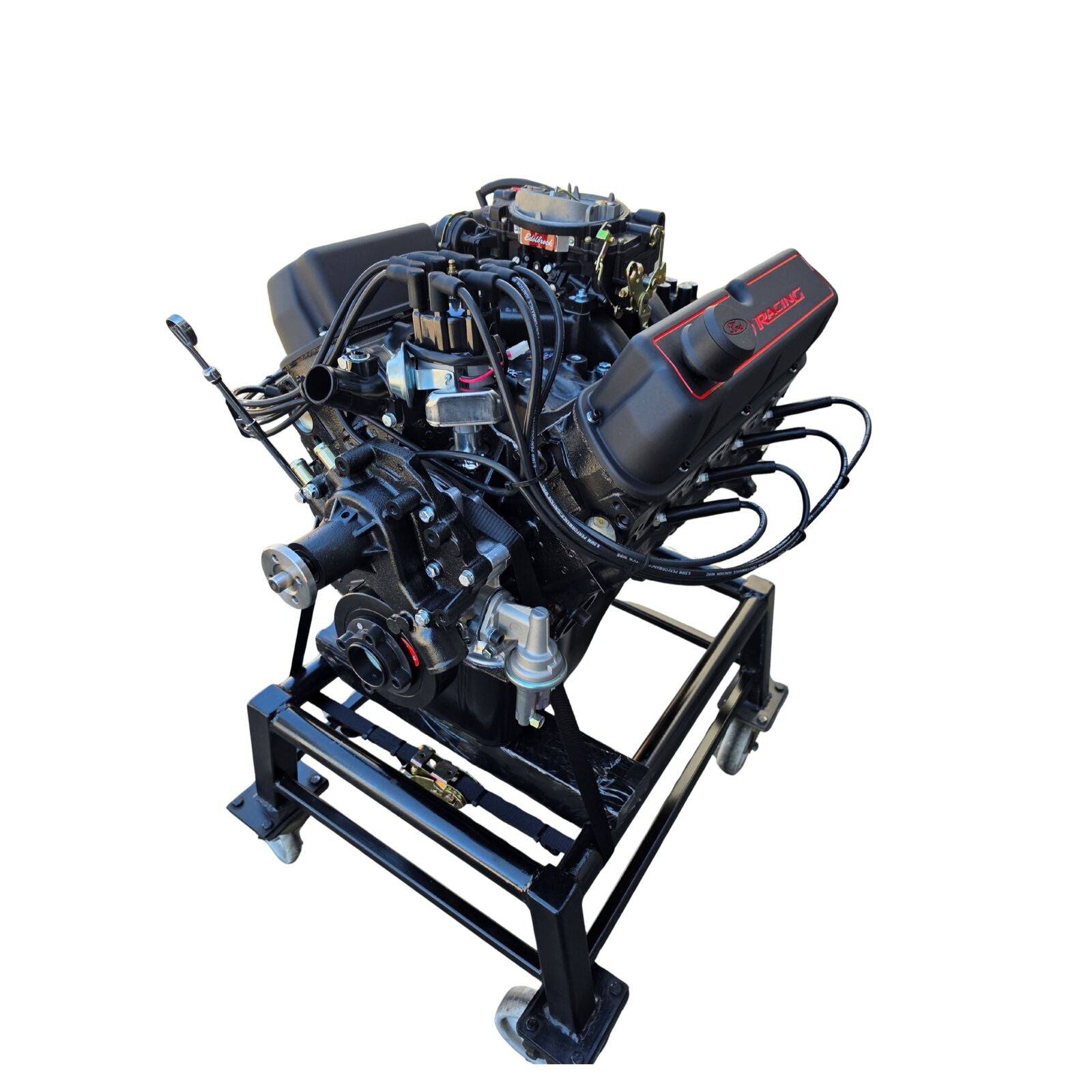Ford 351 Windsor Roller Cam Engine Complete Black # RECO-351W-ROLL-C-B