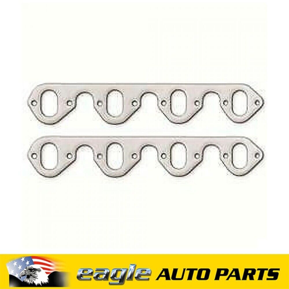 Remflex Oval Port Exhaust Header Gasket - 1-1/4" X 1-5/8" For Chevy Small Block V8