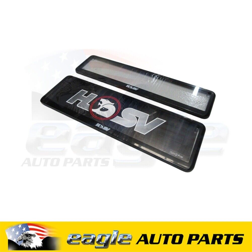 HSV Licence Plate Cover Set Genuine Slimline & Large Plates  # SPZ-300113