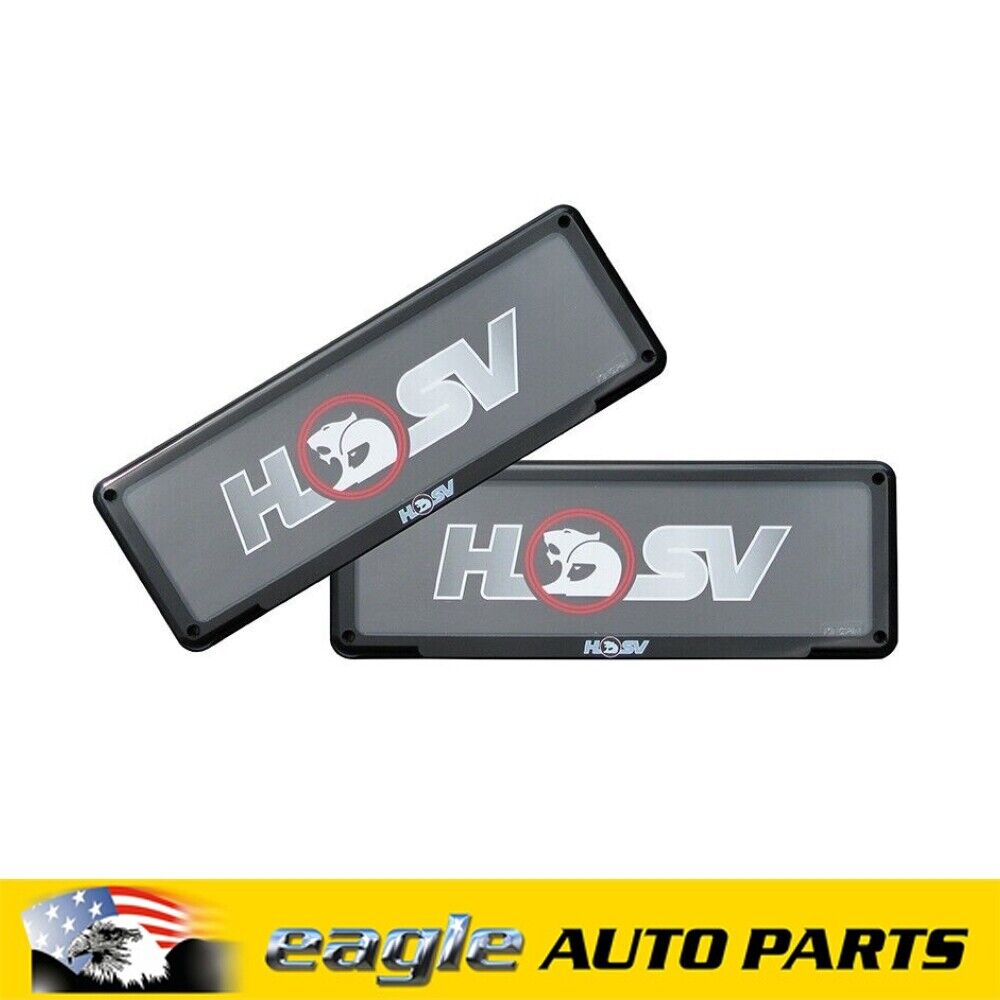 HSV Licence Plate Covers Standard Size x 2 Genuine # SPZ-330018