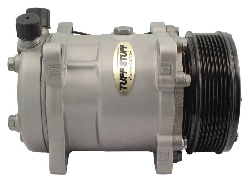Tuff Stuff Performance 6 Ribbed Air Conditioning Compressor SD7  # TUFF-4515NC7G
