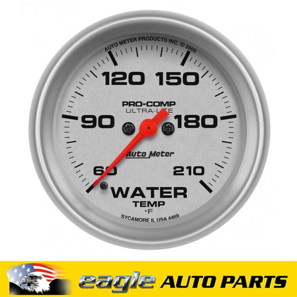 AutoMeter 2 5/8" Ultra-Lite Analog Water Temp Gauge 60 - 210deg F  # AU4469