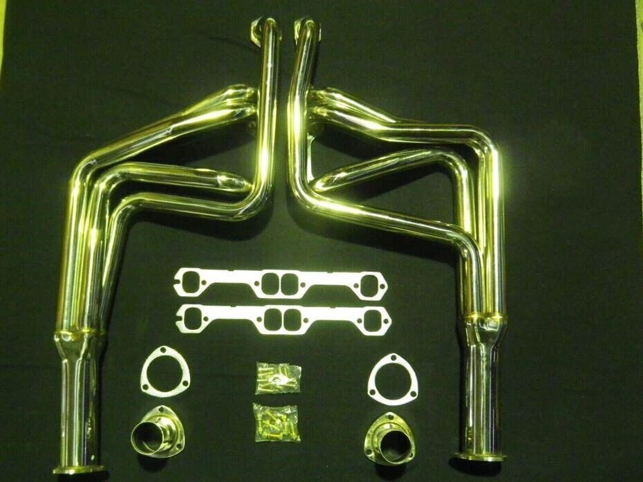 CHEV 350 SBC HOLDEN HQ HJ HX HZ WB POLISHED STAINLESS 4 to 1 EXTRACTORS # PH5315